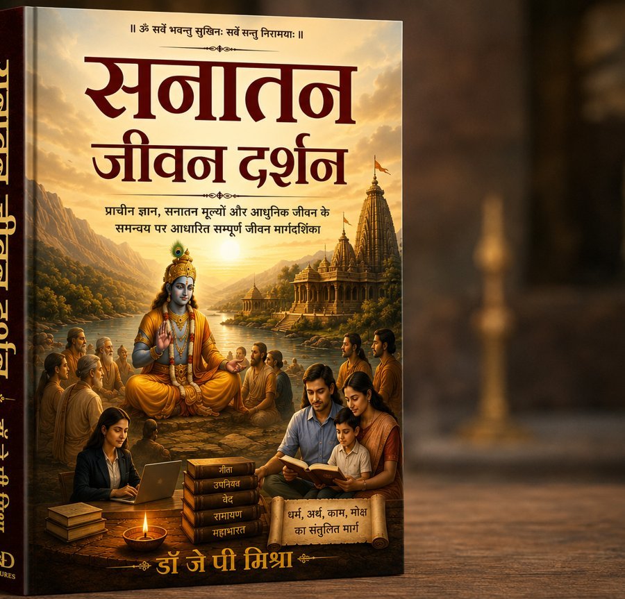 Sanatan Jeevan Darshan book cover